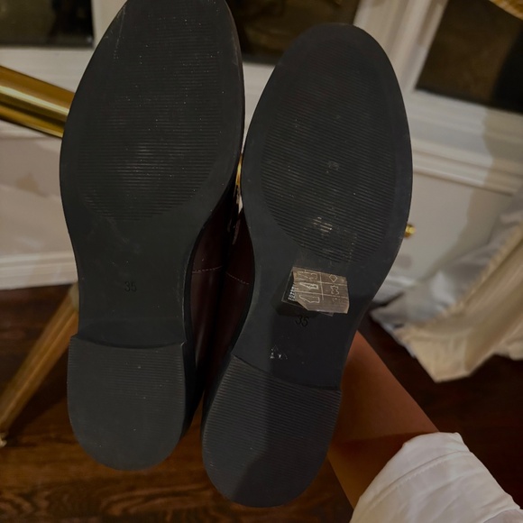 Women's H&M Brown Leather Loafers - Picture 4 of 4